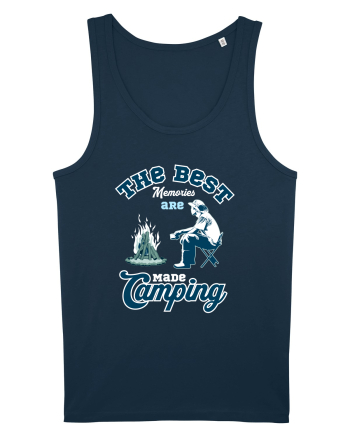 The Best Memories are Made Camping Navy