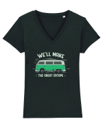 Well Make the Great Escape Tricou mânecă scurtă guler V Damă Evoker
