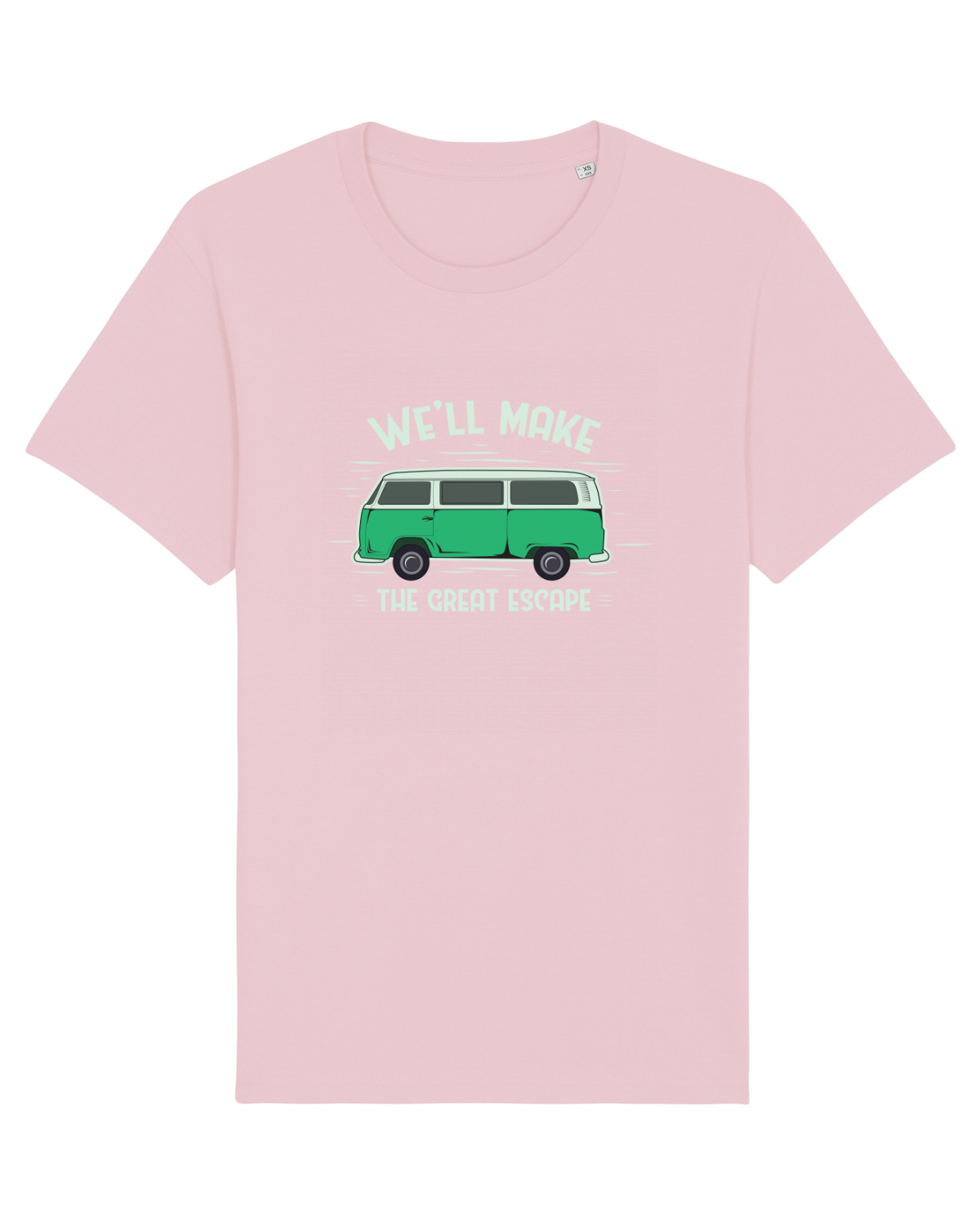 Tricou mânecă scurtă Unisex Rocker Cotton Pink