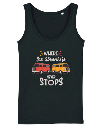 Where the Adventure Never Stops Black