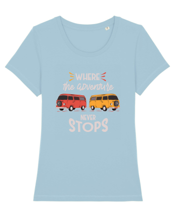 Where the Adventure Never Stops Sky Blue