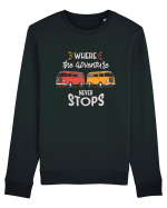Where the Adventure Never Stops Bluză mânecă lungă Unisex Rise