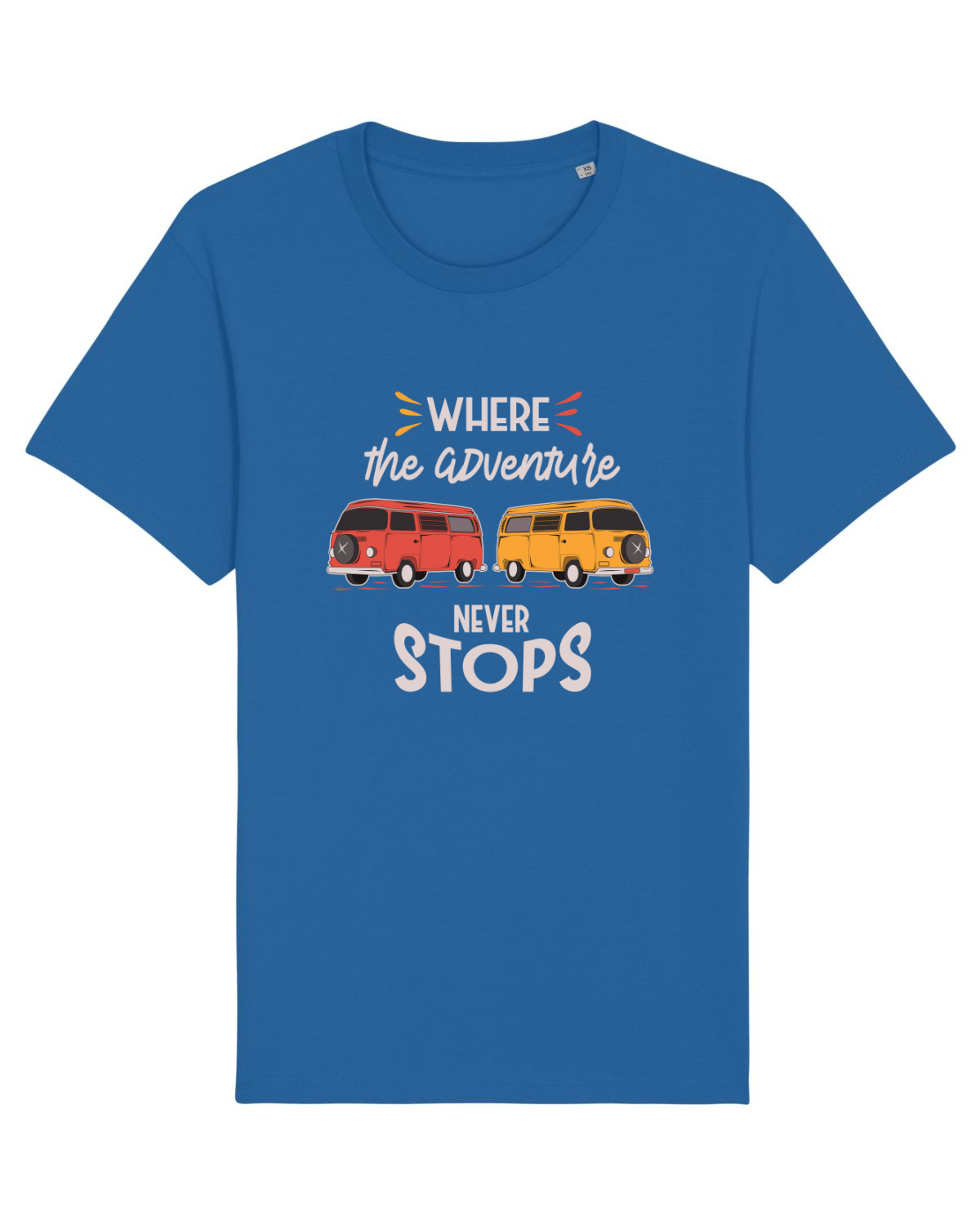 Tricou mânecă scurtă Unisex Rocker Royal Blue