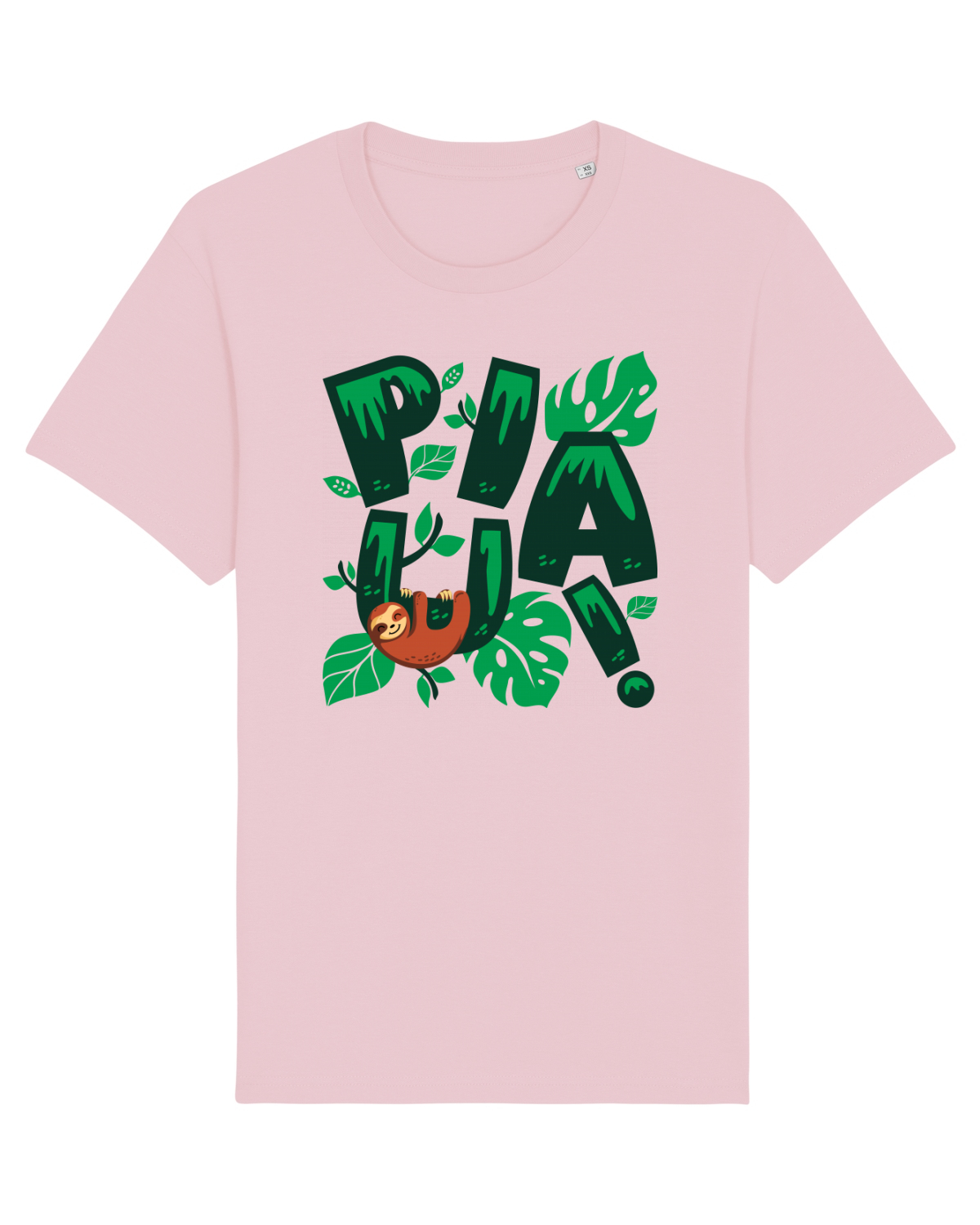 Tricou mânecă scurtă Unisex Rocker Cotton Pink