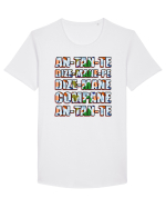 An-tan-te Tricou mânecă scurtă guler larg Bărbat Skater