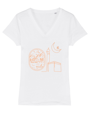 Abstract travel White