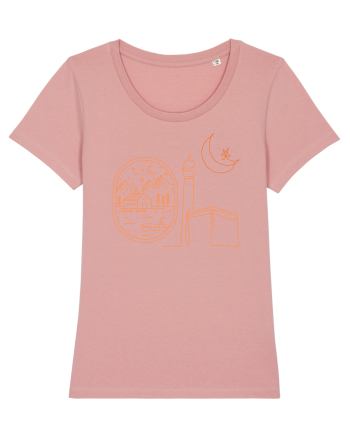 Abstract travel Canyon Pink