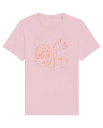 Abstract travel Cotton Pink