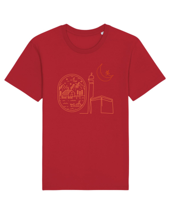 Abstract travel Red