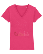 Cats pretty Tricou mânecă scurtă guler V Damă Evoker