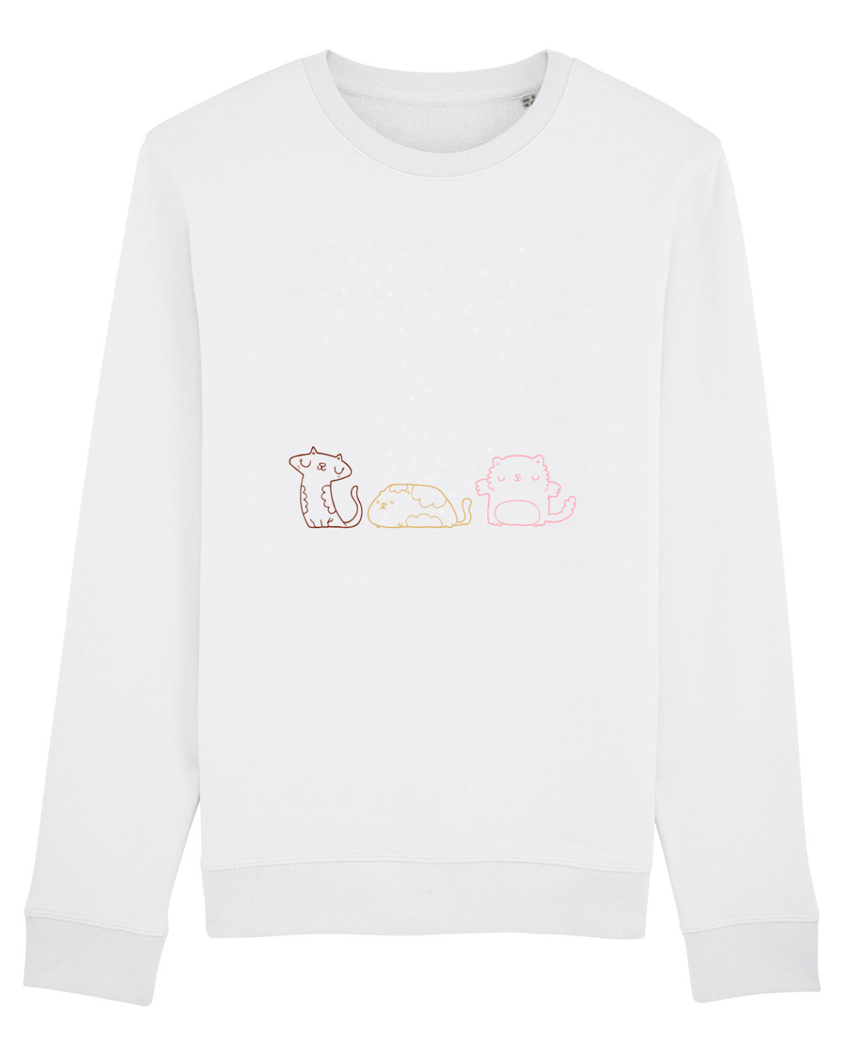 Bluză mânecă lungă Unisex Rise White