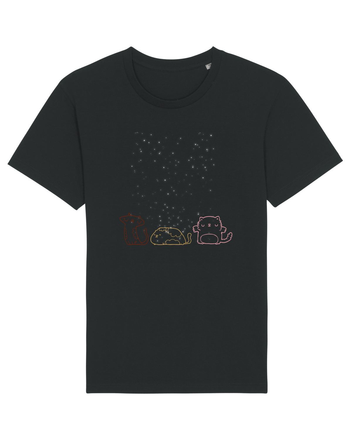 Tricou mânecă scurtă Unisex Rocker Black