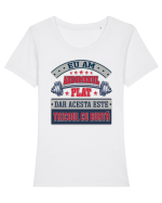 Tricoul cu burtă Tricou mânecă scurtă guler larg fitted Damă Expresser