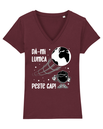 Dă-mi lumea peste cap Burgundy