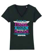 Eternal soul Tricou mânecă scurtă guler V Damă Evoker