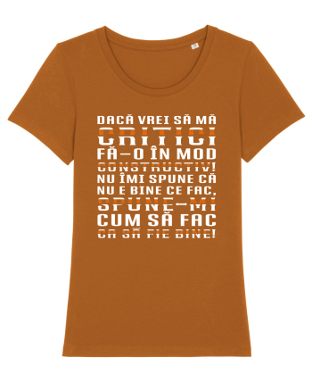 Critică-mă constructiv! Roasted Orange
