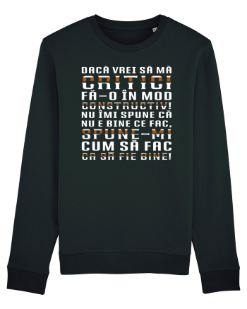 Critică-mă constructiv! Black