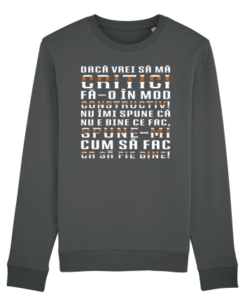 Critică-mă constructiv! Anthracite