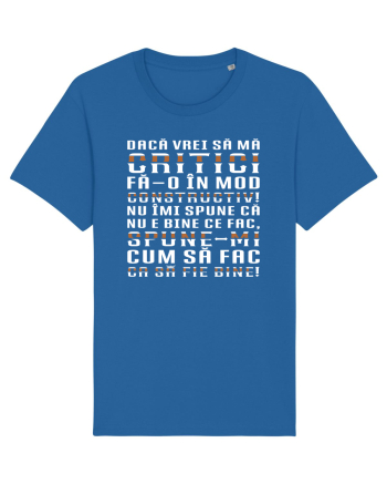 Critică-mă constructiv! Royal Blue