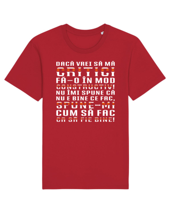 Critică-mă constructiv! Red