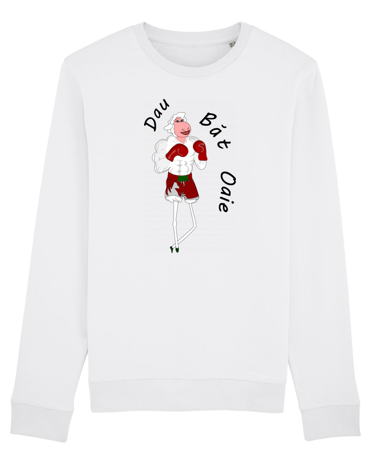 Bluză mânecă lungă Unisex Rise White