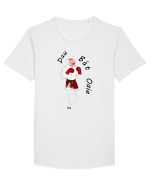 Dau bătoaie Tricou mânecă scurtă guler larg Bărbat Skater