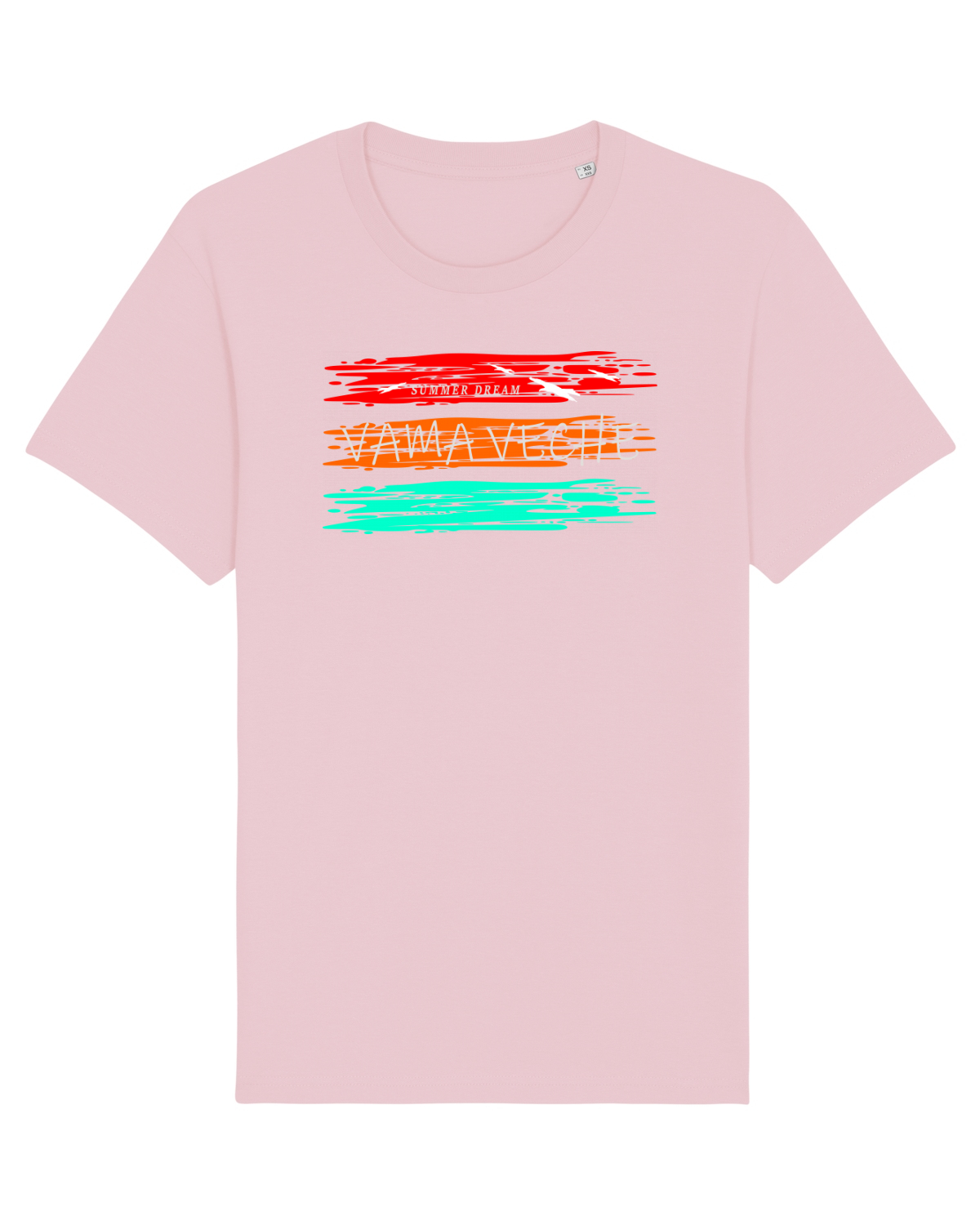 Tricou mânecă scurtă Unisex Rocker Cotton Pink