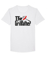 Grillfather Tricou mânecă scurtă guler larg Bărbat Skater