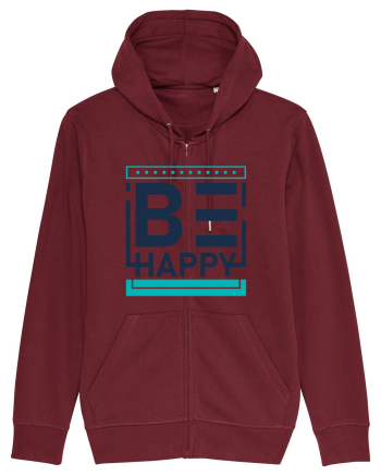 Be Happy Burgundy