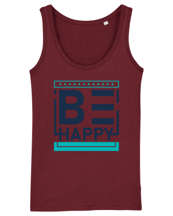 Be Happy Burgundy