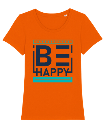 Be Happy Bright Orange