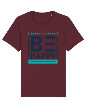 Be Happy Burgundy