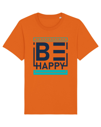 Be Happy Bright Orange