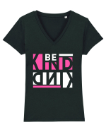 Be Kind Tricou mânecă scurtă guler V Damă Evoker