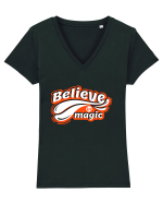 Believe in Magic Tricou mânecă scurtă guler V Damă Evoker