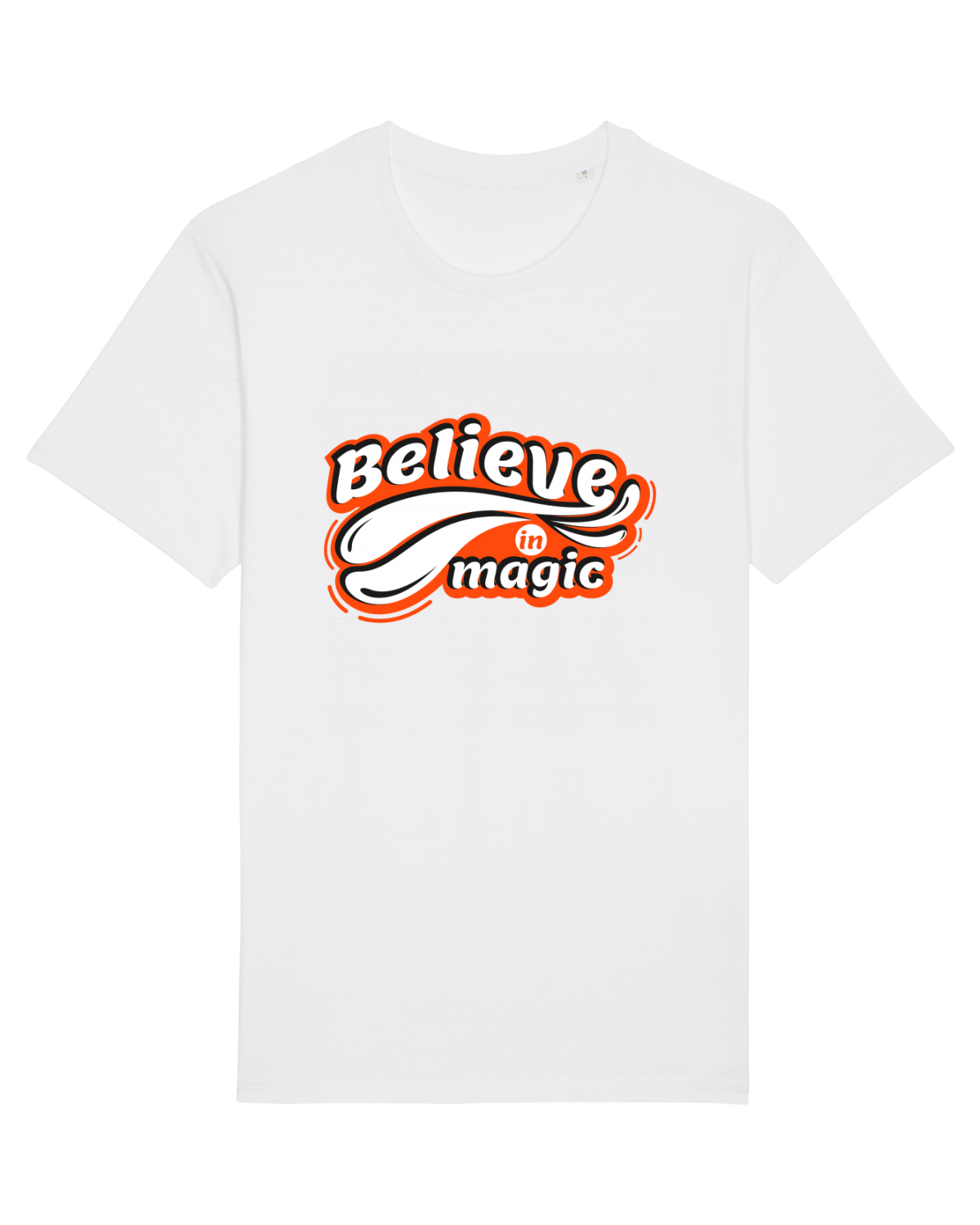 Tricou mânecă scurtă Unisex Rocker White