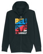 Believe in Yourself Hanorac cu fermoar Unisex Connector
