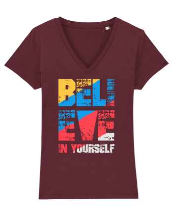 Believe in Yourself Burgundy