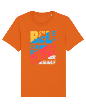 Believe in Yourself Bright Orange