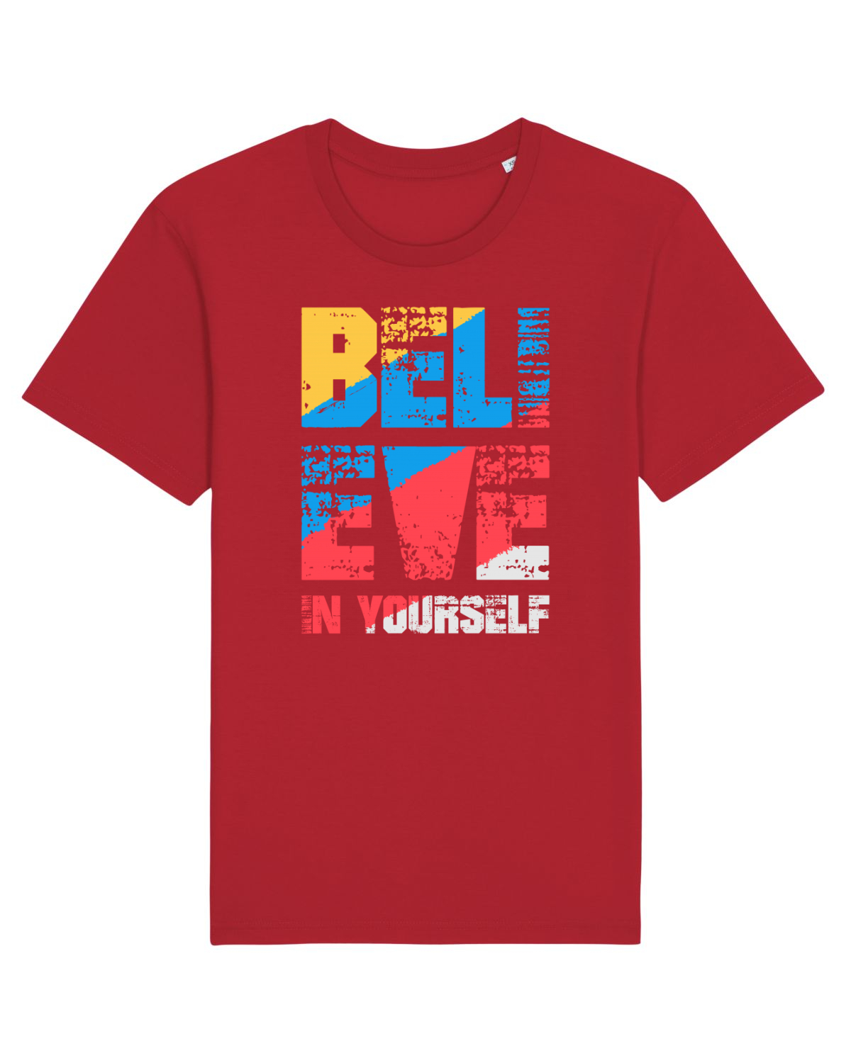 Tricou mânecă scurtă Unisex Rocker Red
