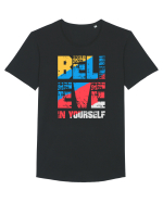 Believe in Yourself Tricou mânecă scurtă guler larg Bărbat Skater
