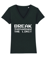Break the Limit Tricou mânecă scurtă guler V Damă Evoker