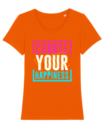 Choose Your Happiness Bright Orange
