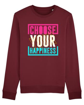 Choose Your Happiness Burgundy