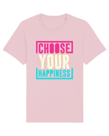 Choose Your Happiness Cotton Pink