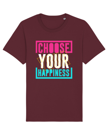 Choose Your Happiness Burgundy