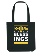 Count Your Bless Sacoșă textilă