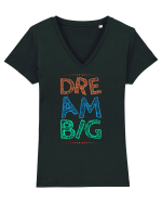 Dream Big Tricou mânecă scurtă guler V Damă Evoker