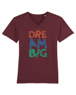 Dream Big Tricou mânecă scurtă guler V Bărbat Presenter