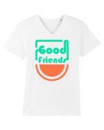 Good Friends Tricou mânecă scurtă guler V Bărbat Presenter